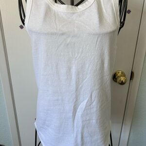 James Perse Classic White Women's Tank Top